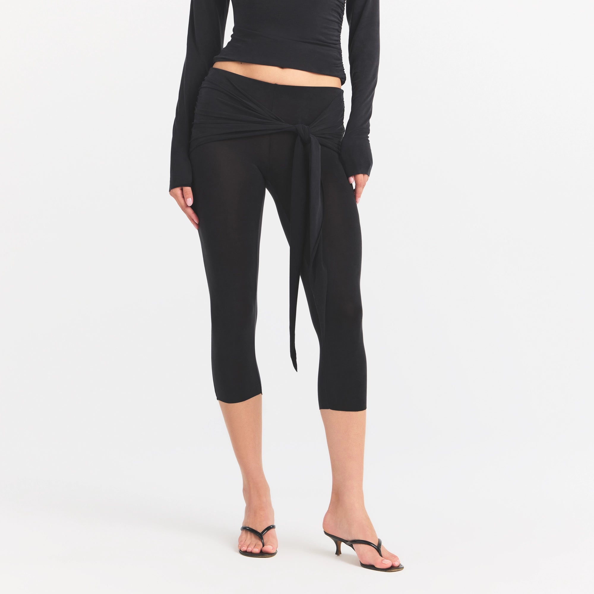 cupro jersey wrap capri cupro jersey wrap capri