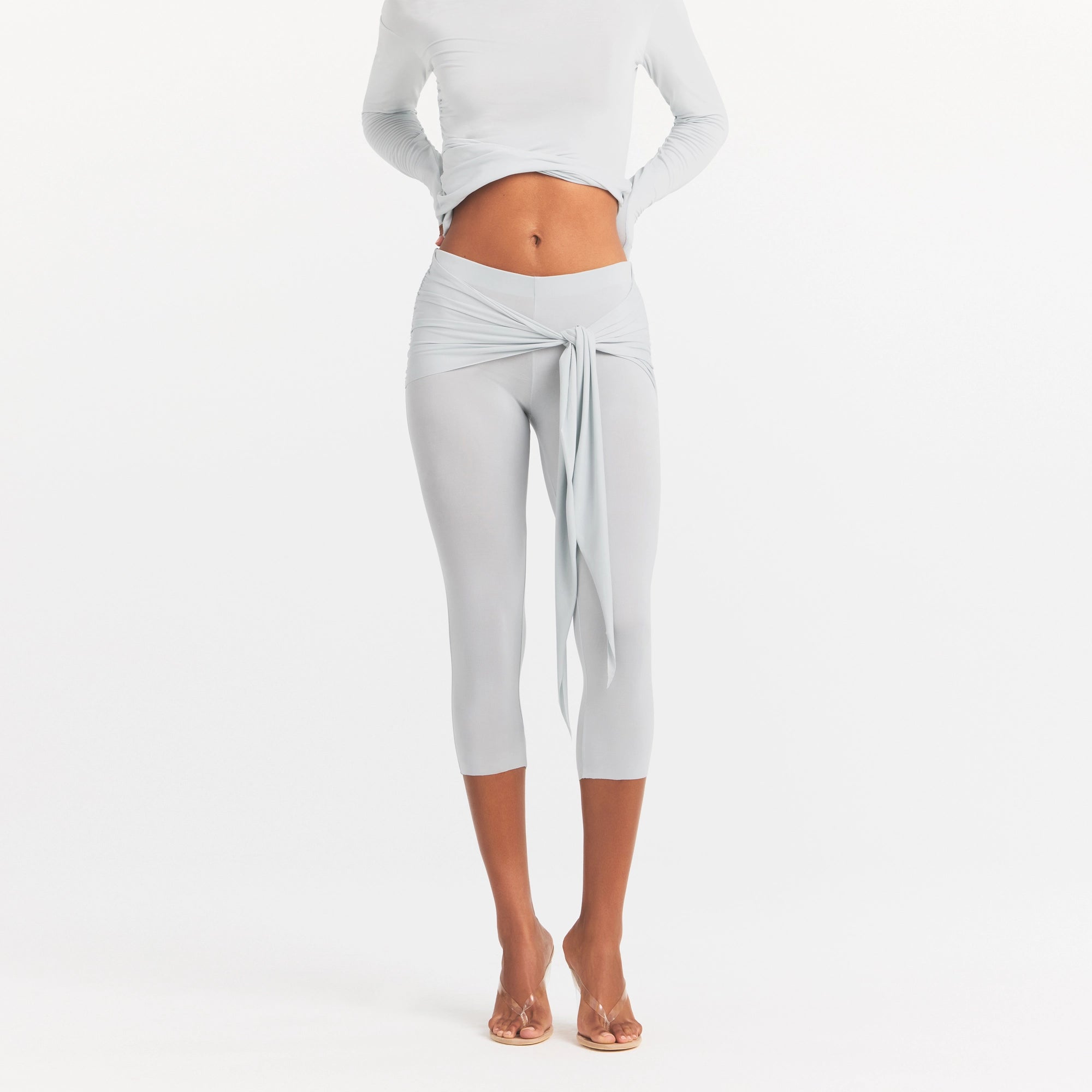 cupro jersey wrap capri cupro jersey wrap capri