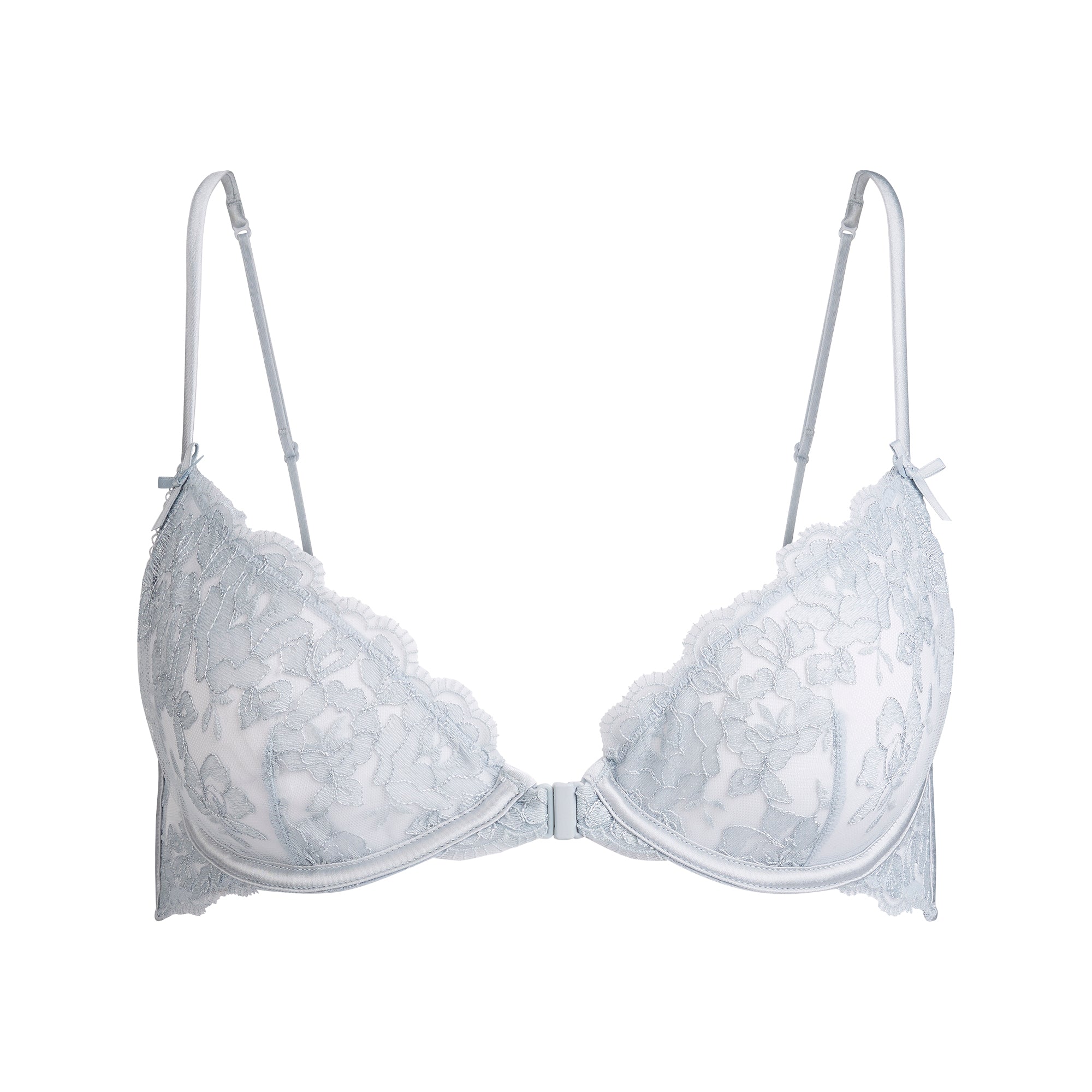 embroidered lingerie front close unlined bra embroidered lingerie front close unlined bra