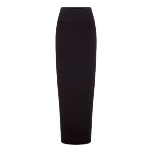 cotton jersey foldover skirt