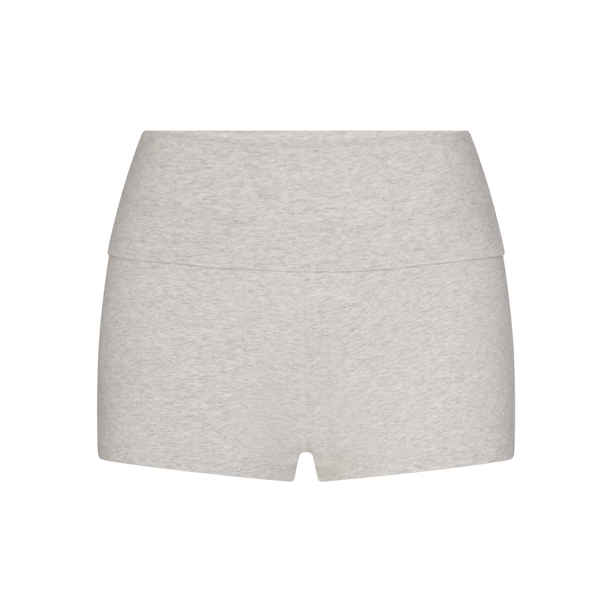 cotton jersey foldover short cotton jersey foldover short