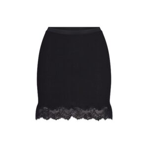 Витрина rib knit lace mini skirt