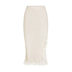 Витрина rib knit lace midi skirt