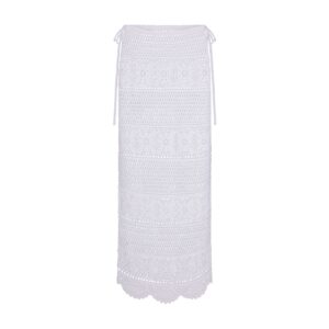 swim cover ups crochet long skirt