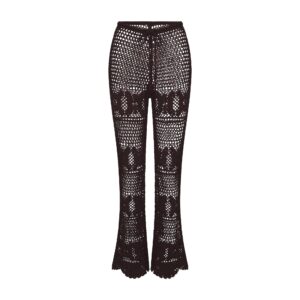swim cover ups crochet flare pant