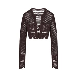 swim cover ups crochet cropped cardigan
