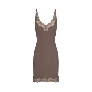 Витрина rib knit lace mini dress