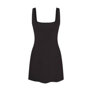 cotton jersey mini dress