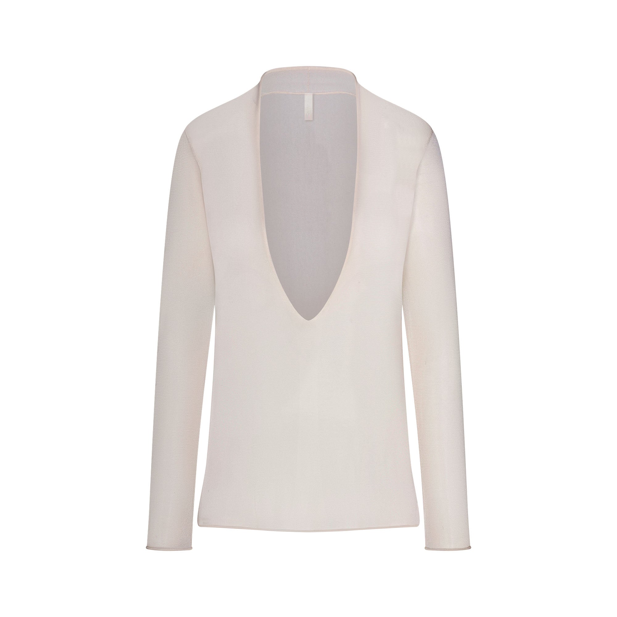 slinky knit deep plunge top slinky knit deep plunge top