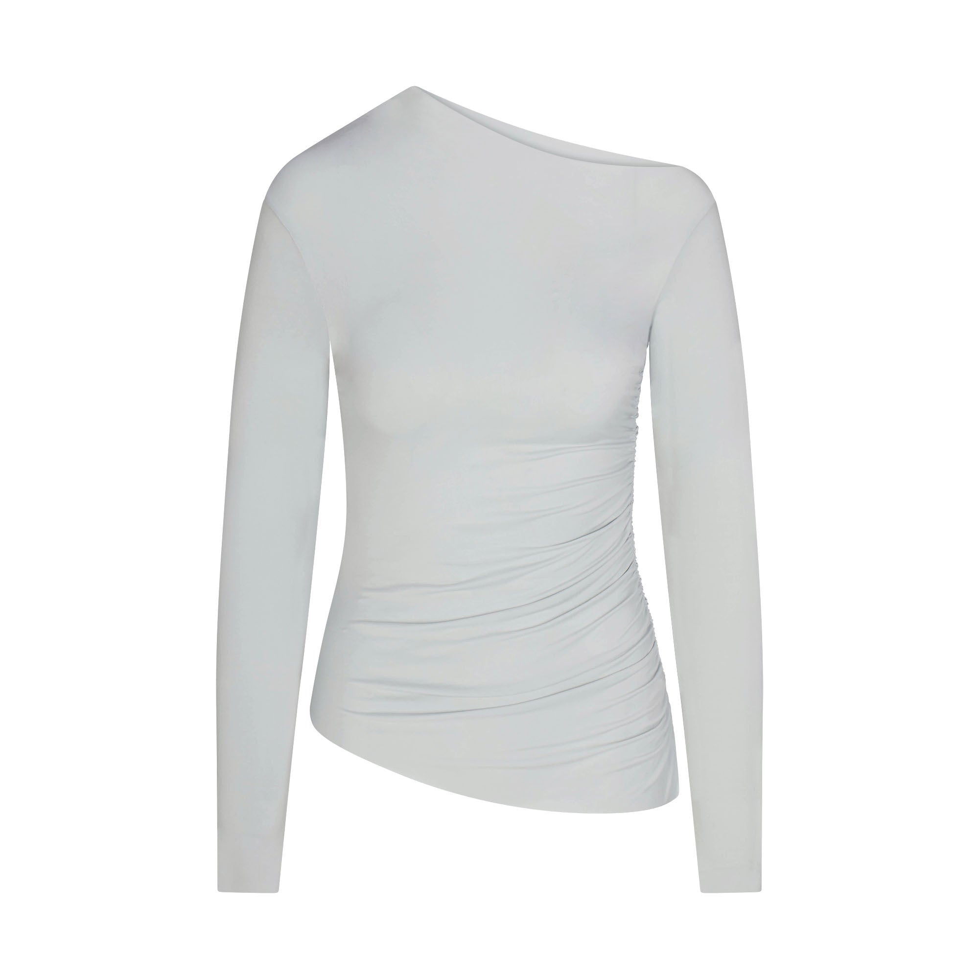 cupro jersey asymmetrical top cupro jersey asymmetrical top