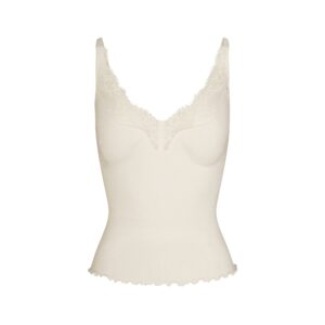 Витрина rib knit lace cami