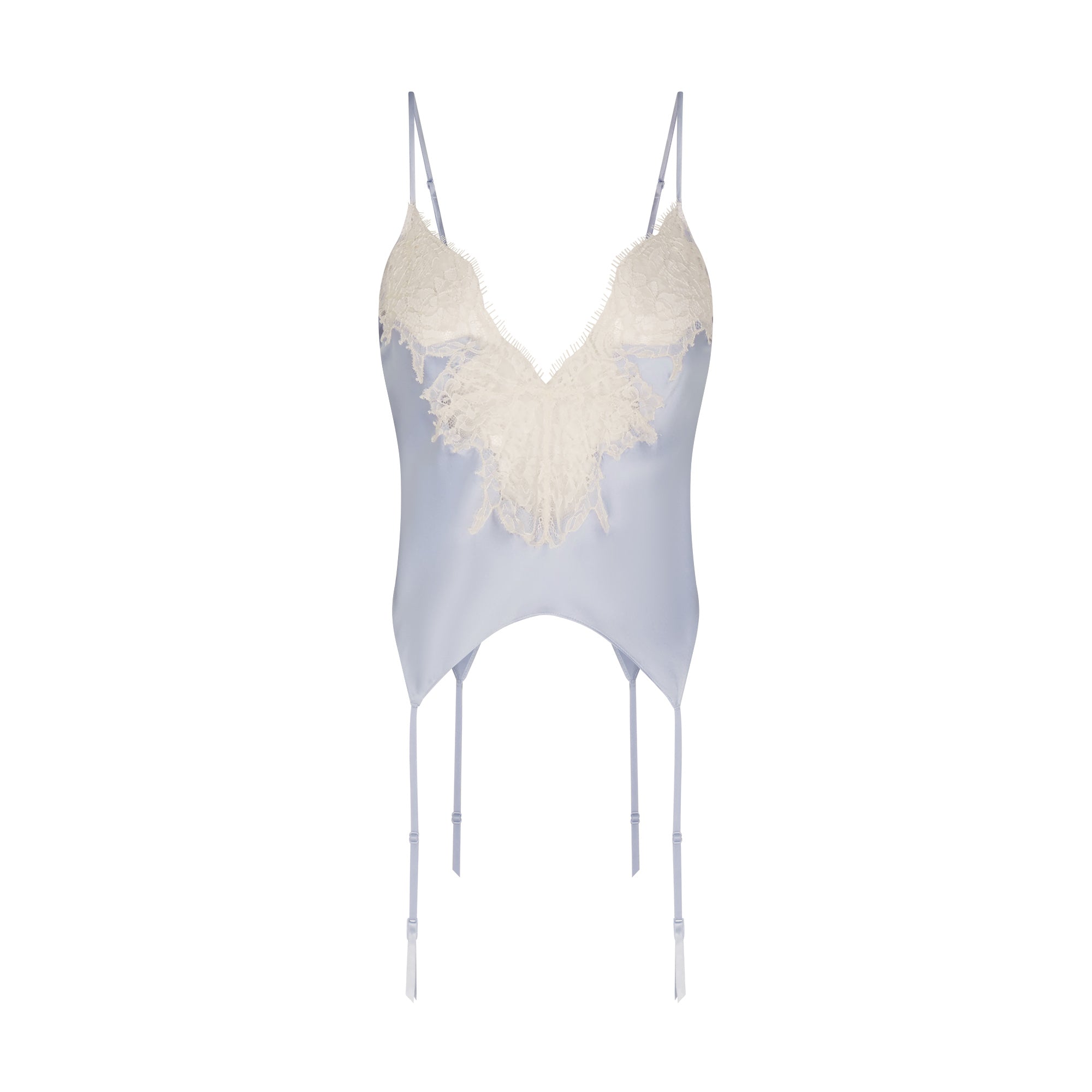 silk lace garter cami and short set silk lace garter cami and short set