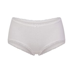lightweight cotton pointelle lace boy short