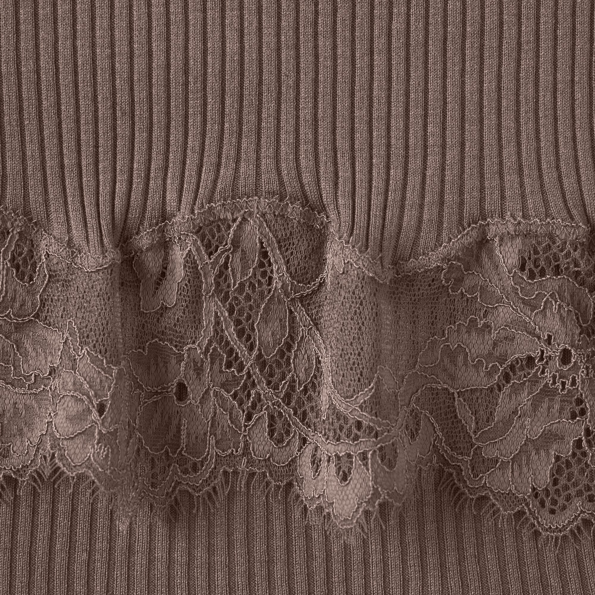 rib knit lace mini skirt rib knit lace mini skirt