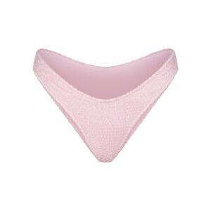 satin swim cheeky tanga bikini bottom