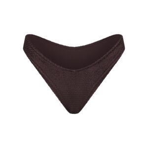 satin swim cheeky tanga bikini bottom