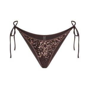 iconic swim sequin bikini bottom