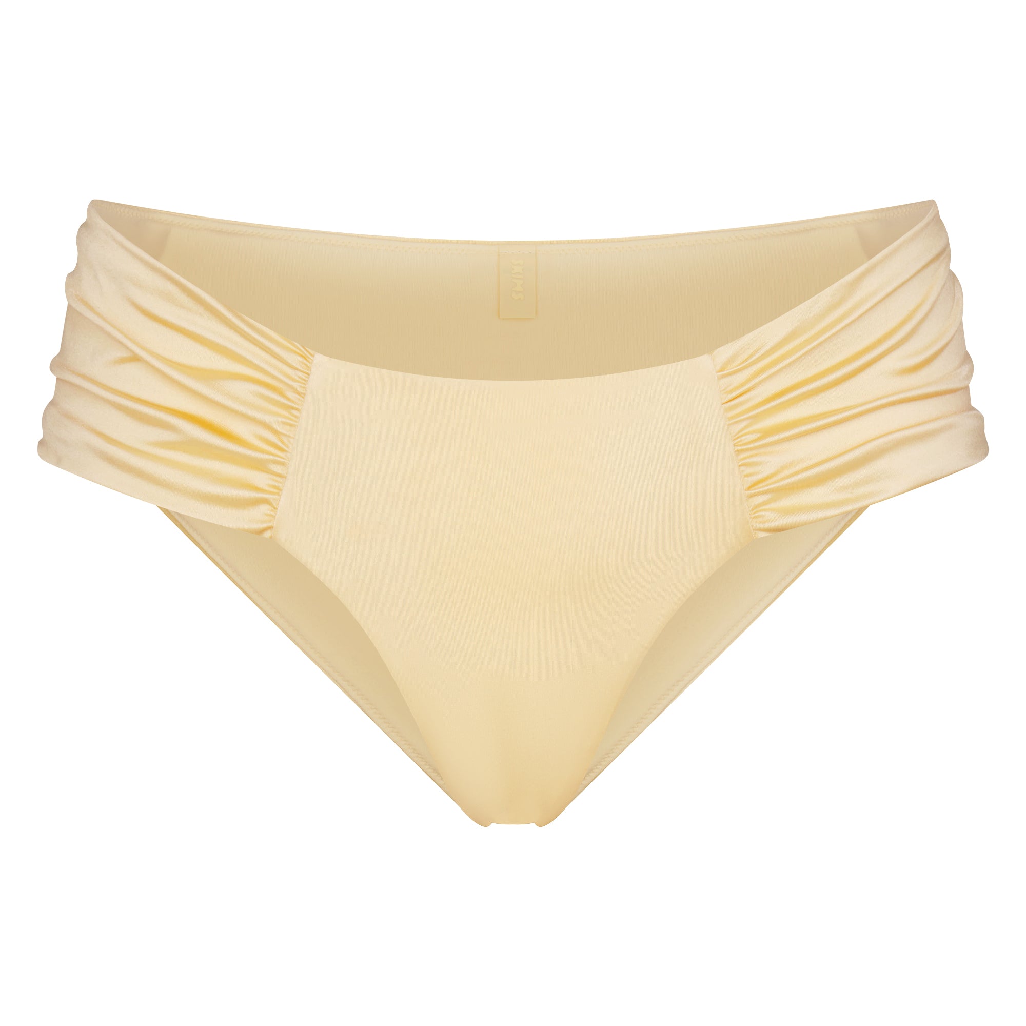 satin swim ruched bikini bottom satin swim ruched bikini bottom