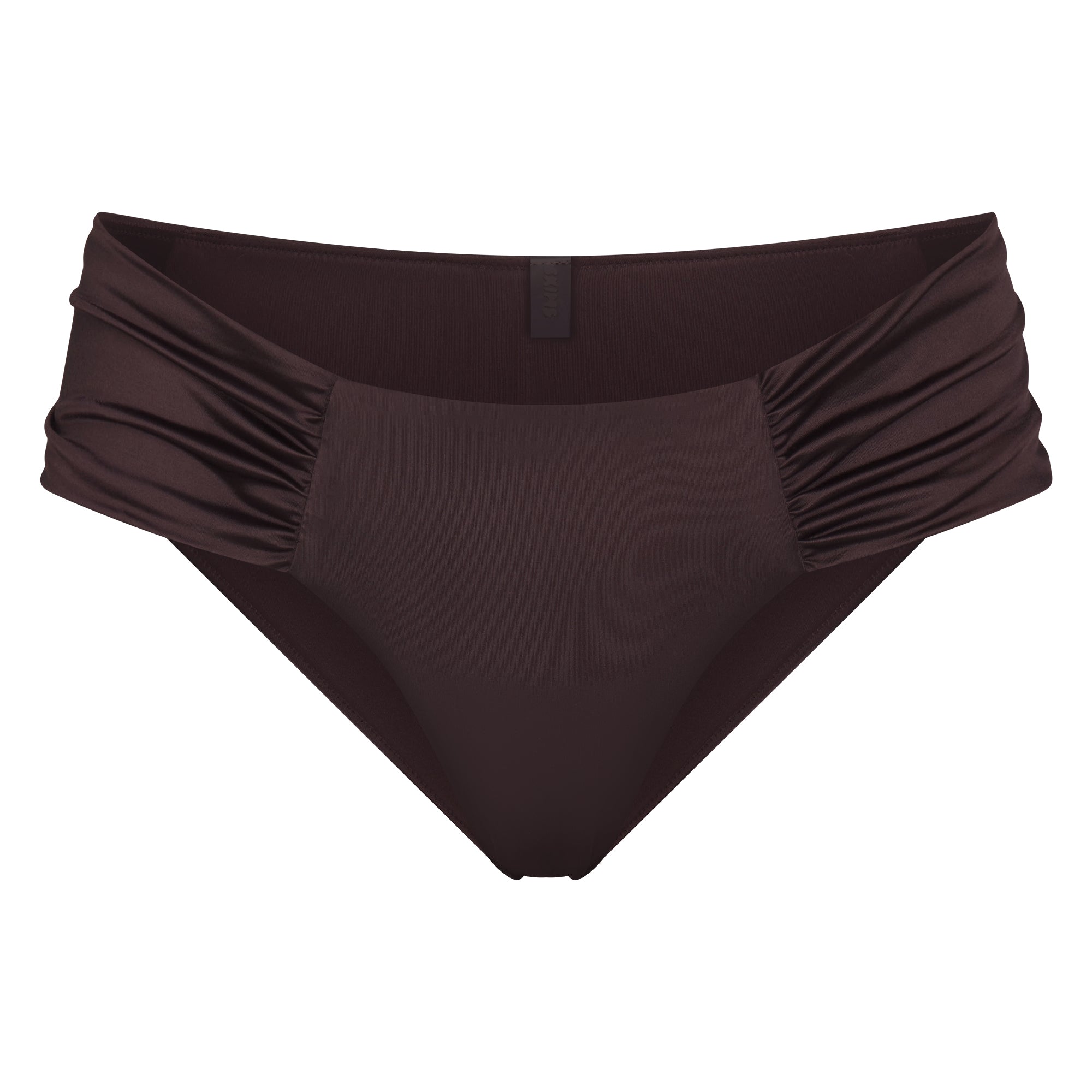 satin swim ruched bikini bottom satin swim ruched bikini bottom
