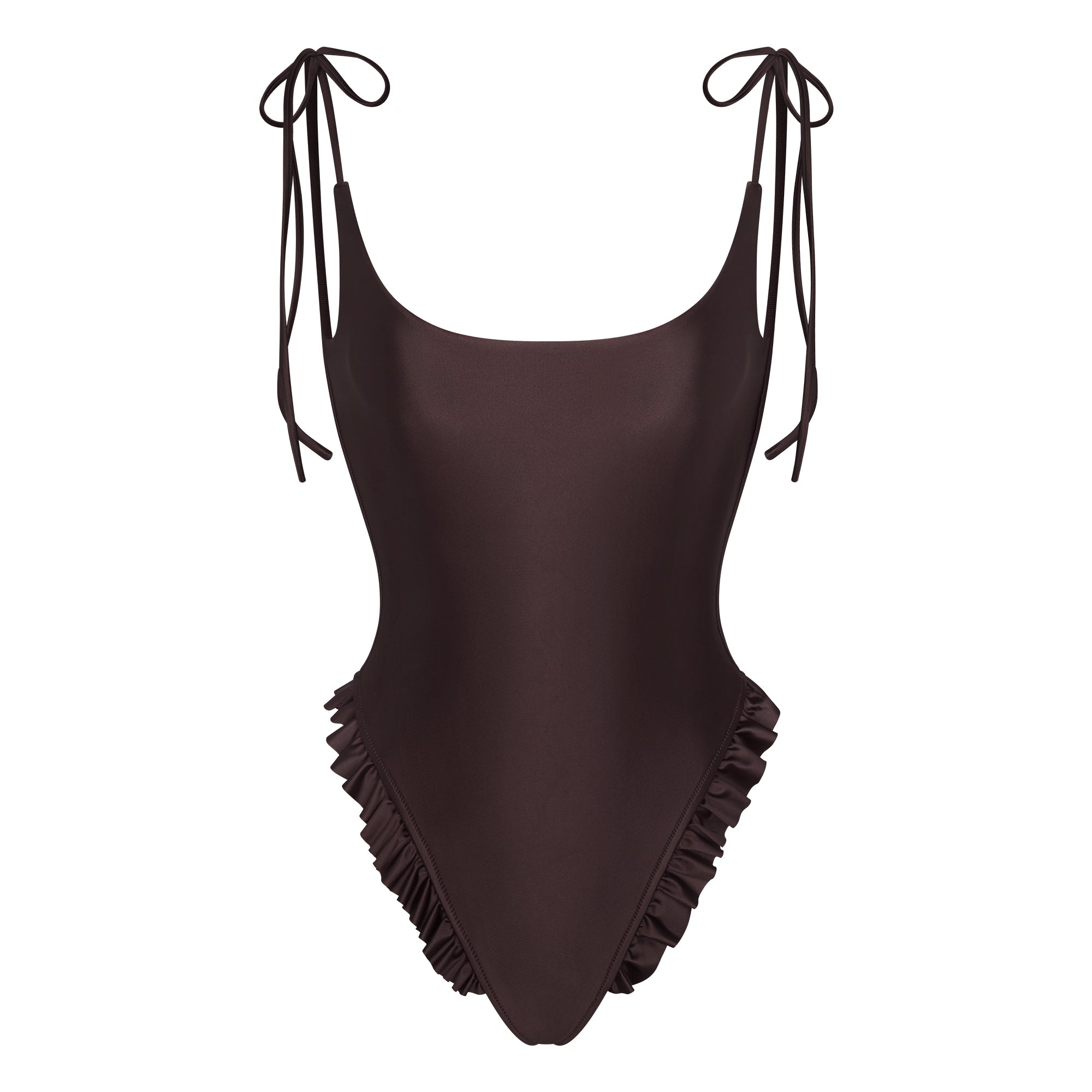 satin swim low back one piece satin swim low back one piece