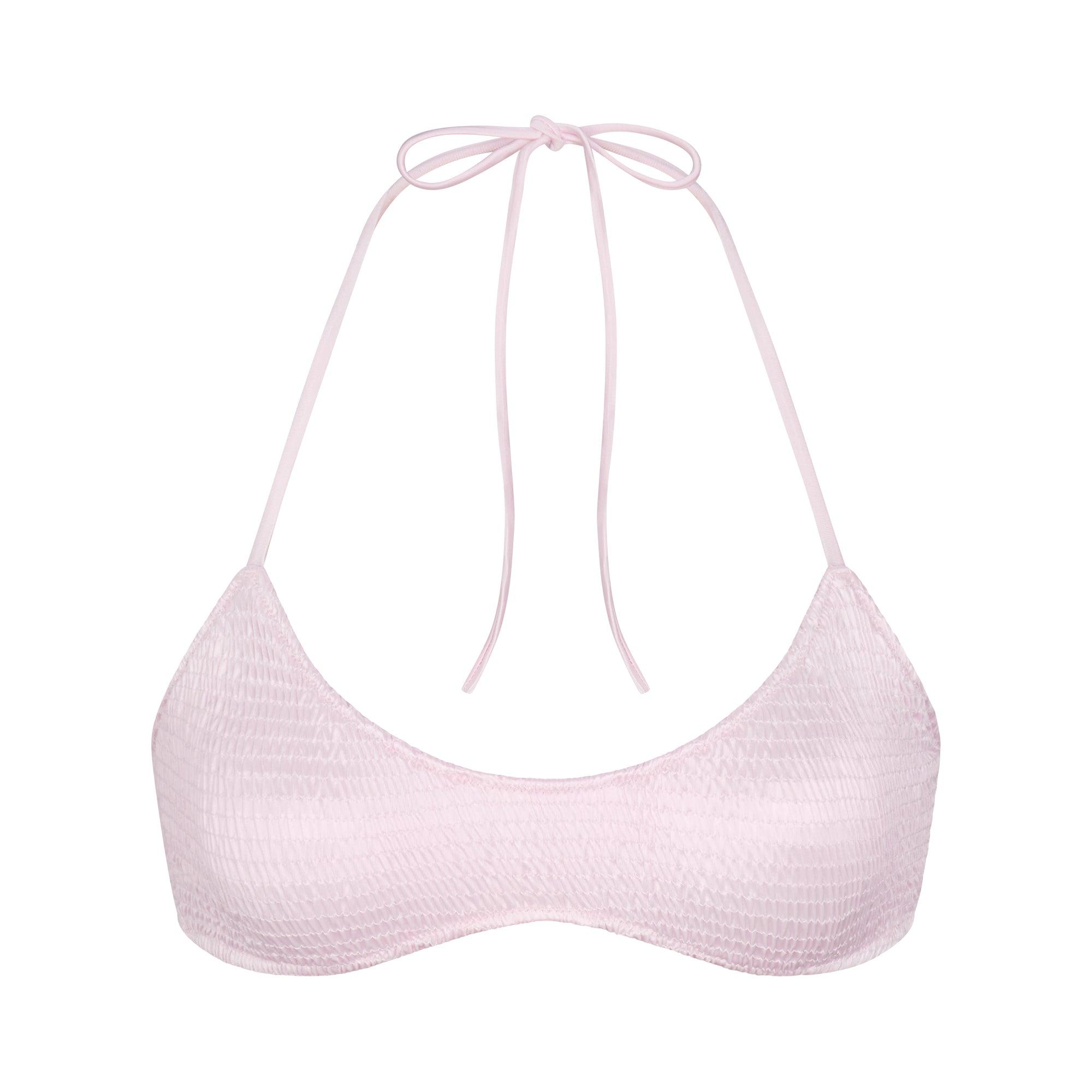 satin swim smocked scoop bikini top satin swim smocked scoop bikini top