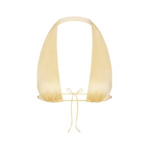 satin swim halter bikini top
