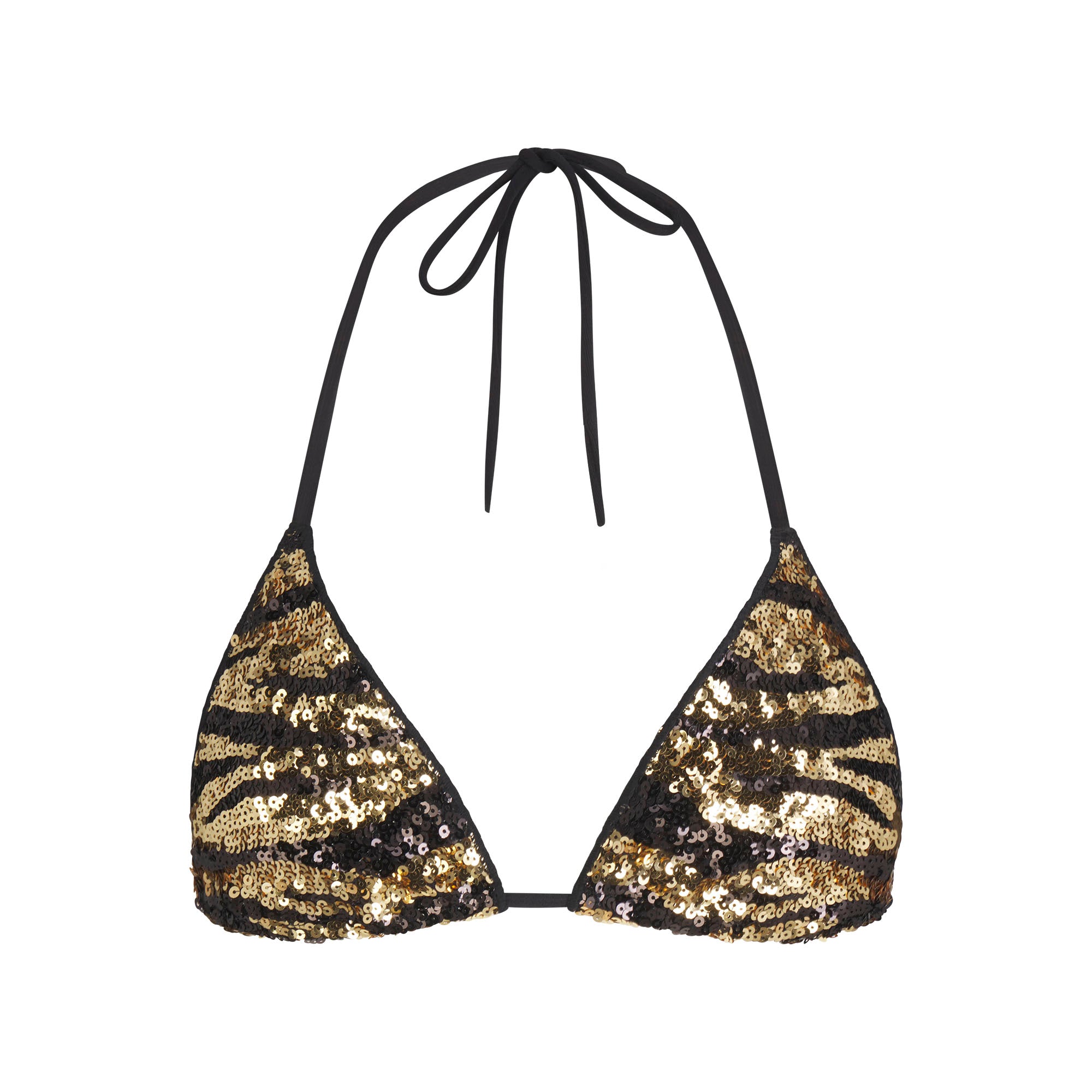 iconic swim sequin triangle bikini top iconic swim sequin triangle bikini top