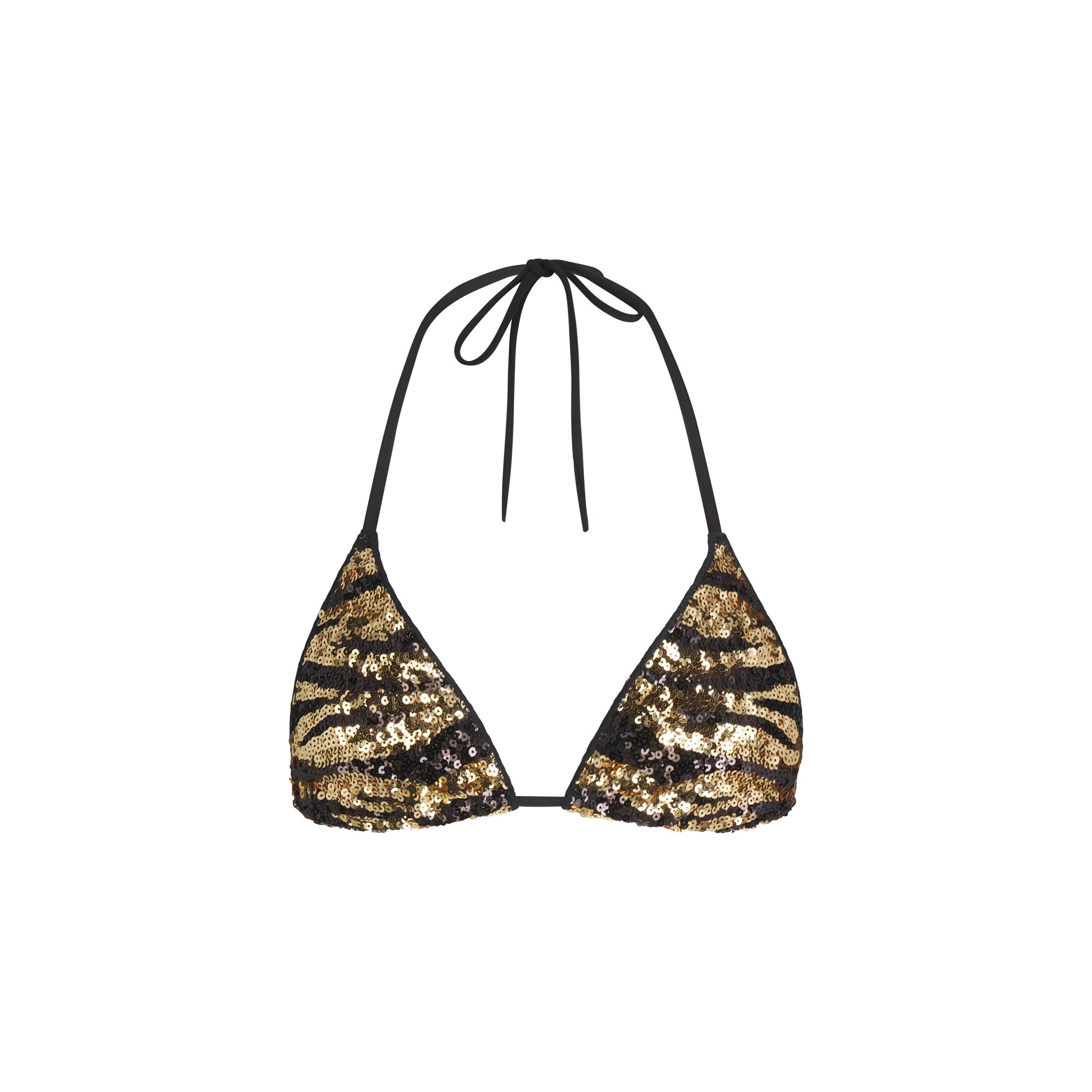 iconic swim sequin triangle bikini top iconic swim sequin triangle bikini top