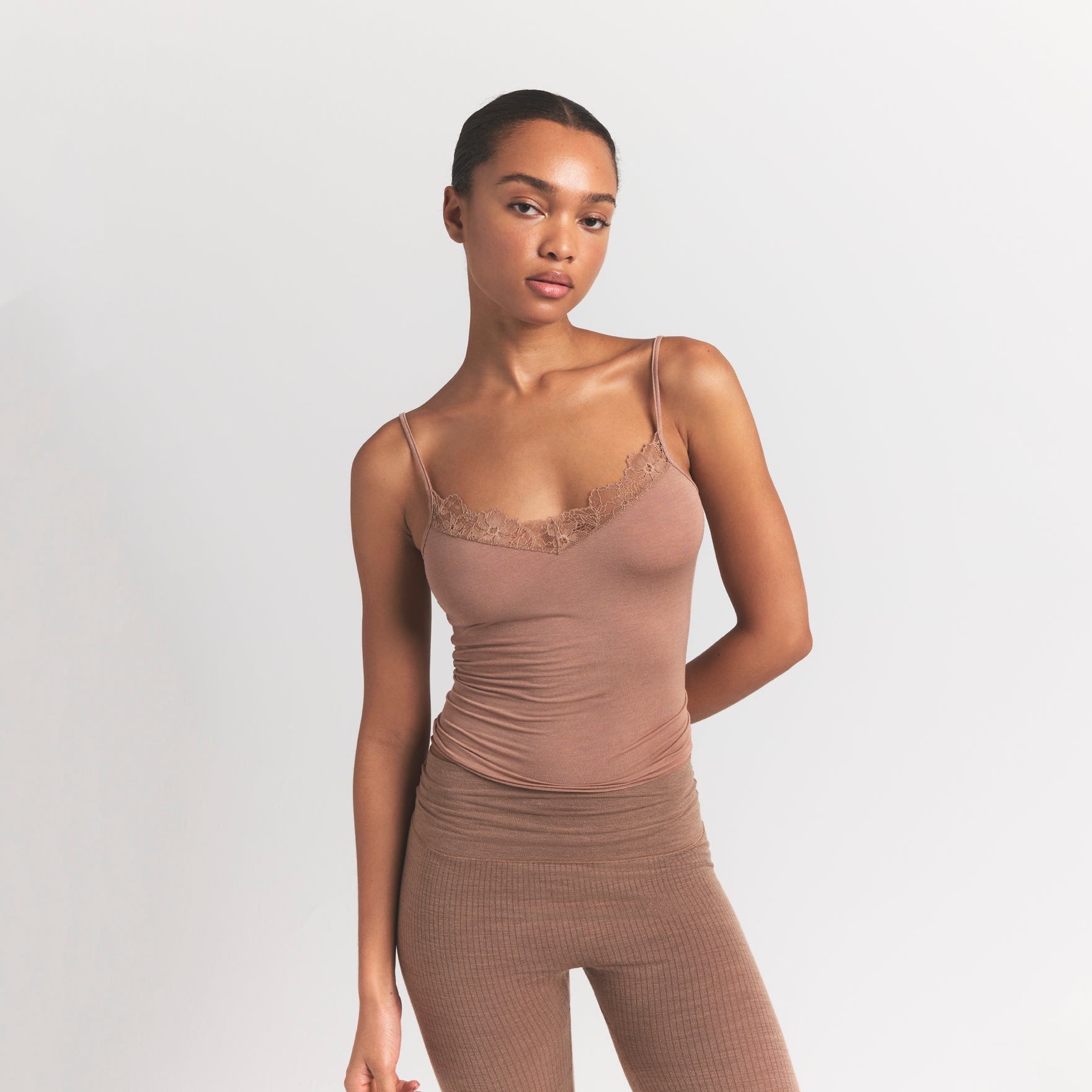 sheer modal lace cami sheer modal lace cami