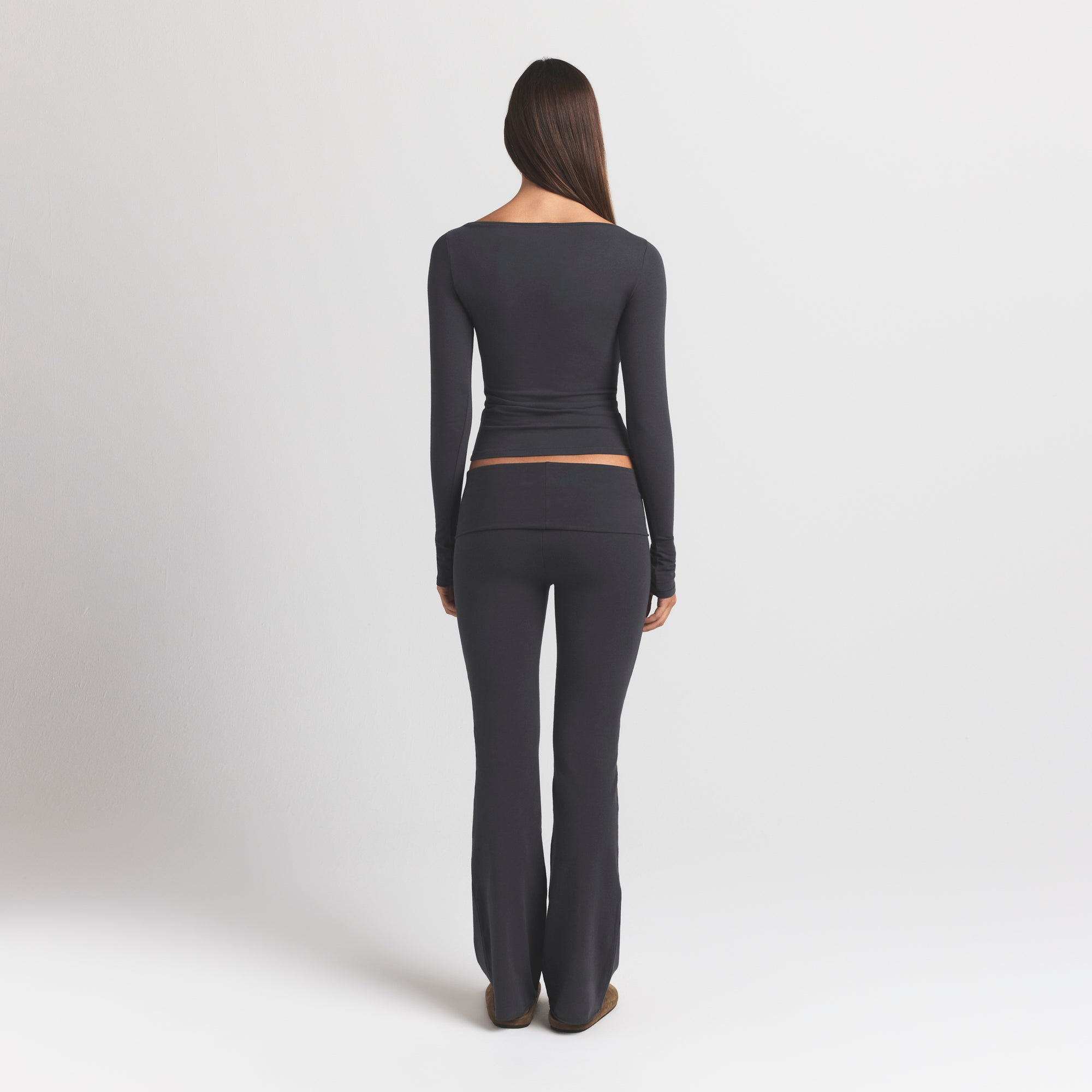 cotton jersey long sleeve boatneck top cotton jersey long sleeve boatneck top