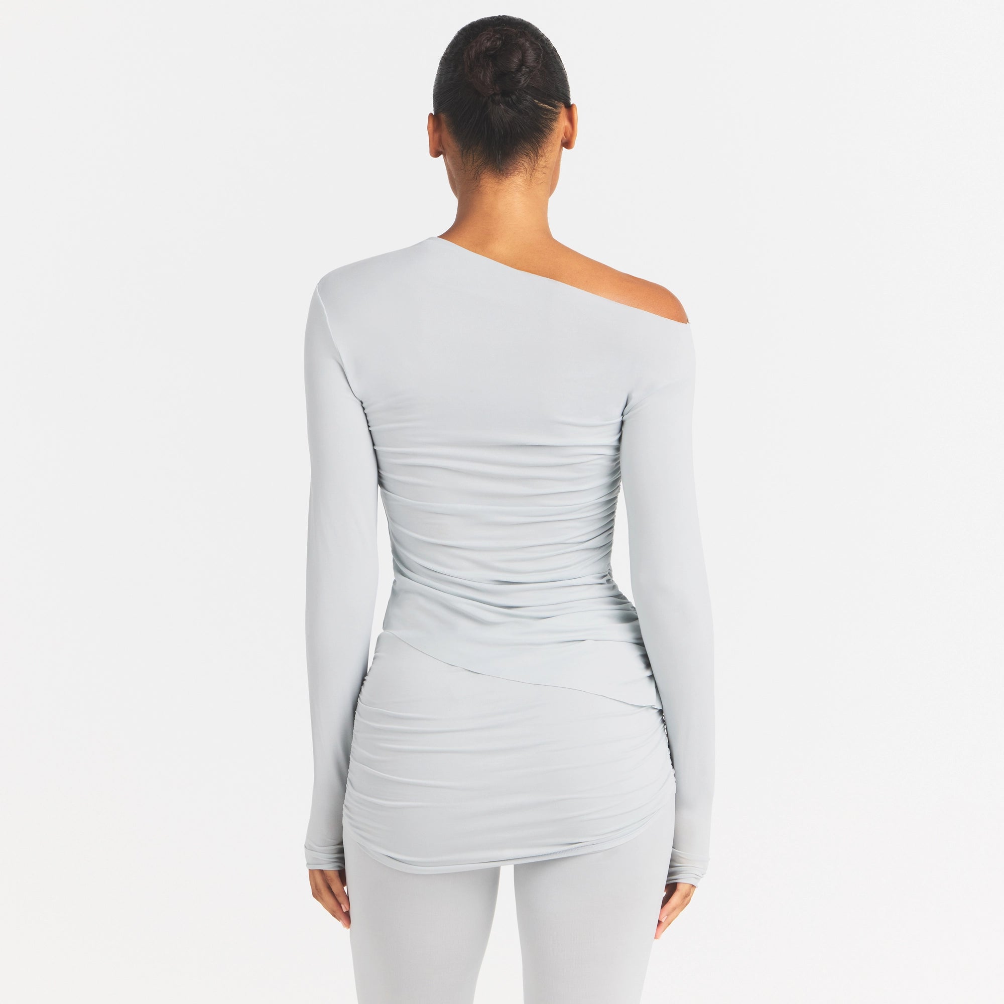 cupro jersey asymmetrical top cupro jersey asymmetrical top