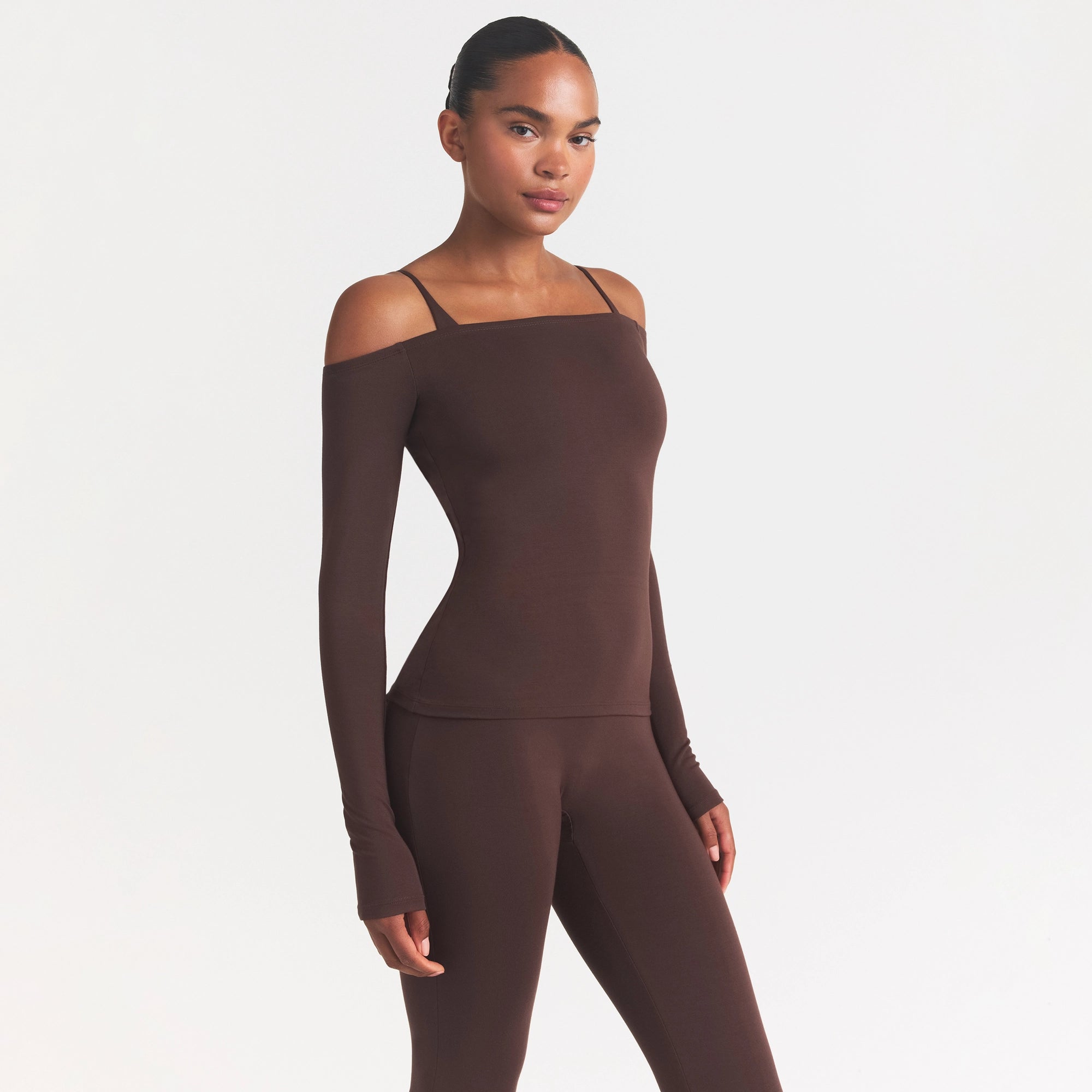 smooth layers off the shoulder top smooth layers off the shoulder top