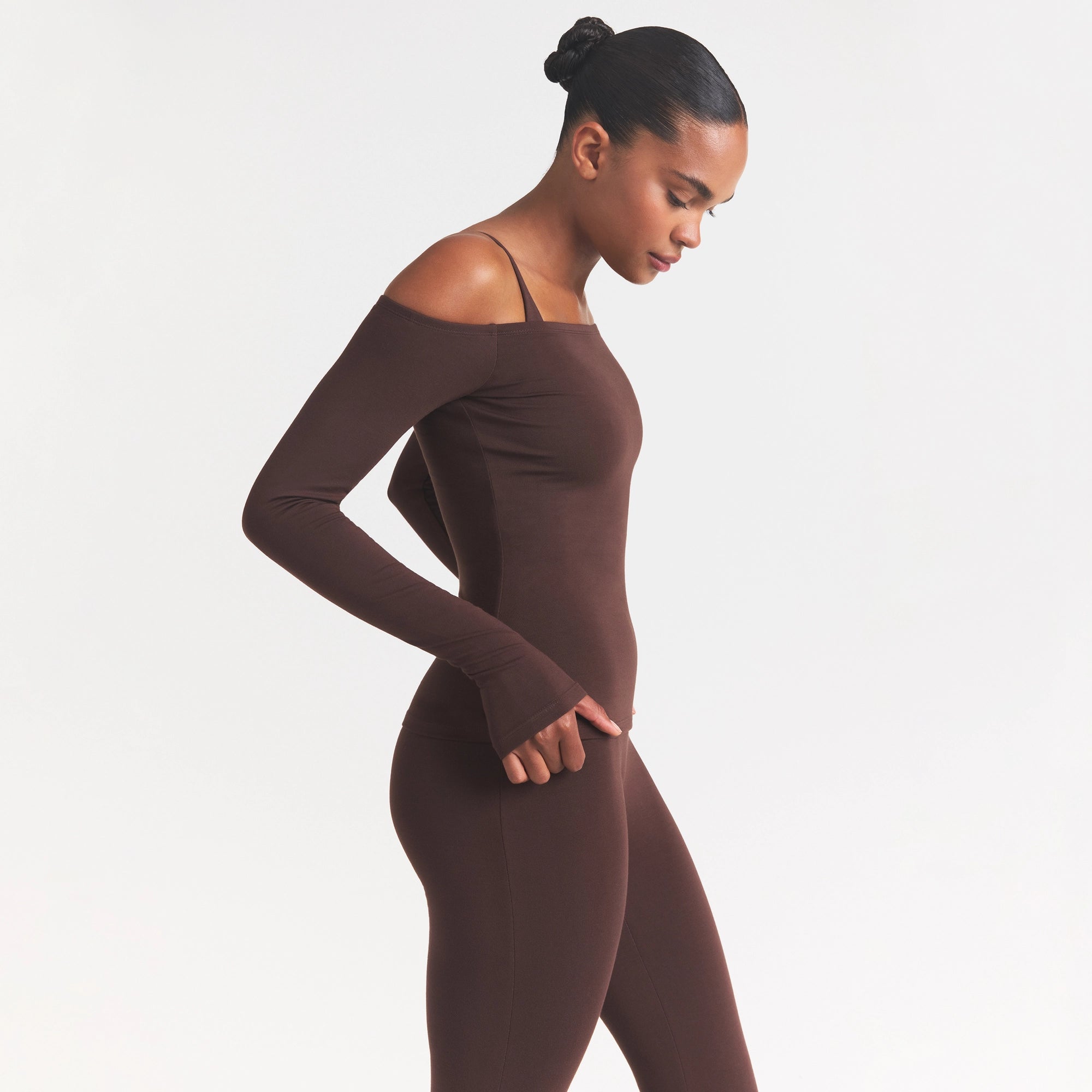 smooth layers off the shoulder top smooth layers off the shoulder top