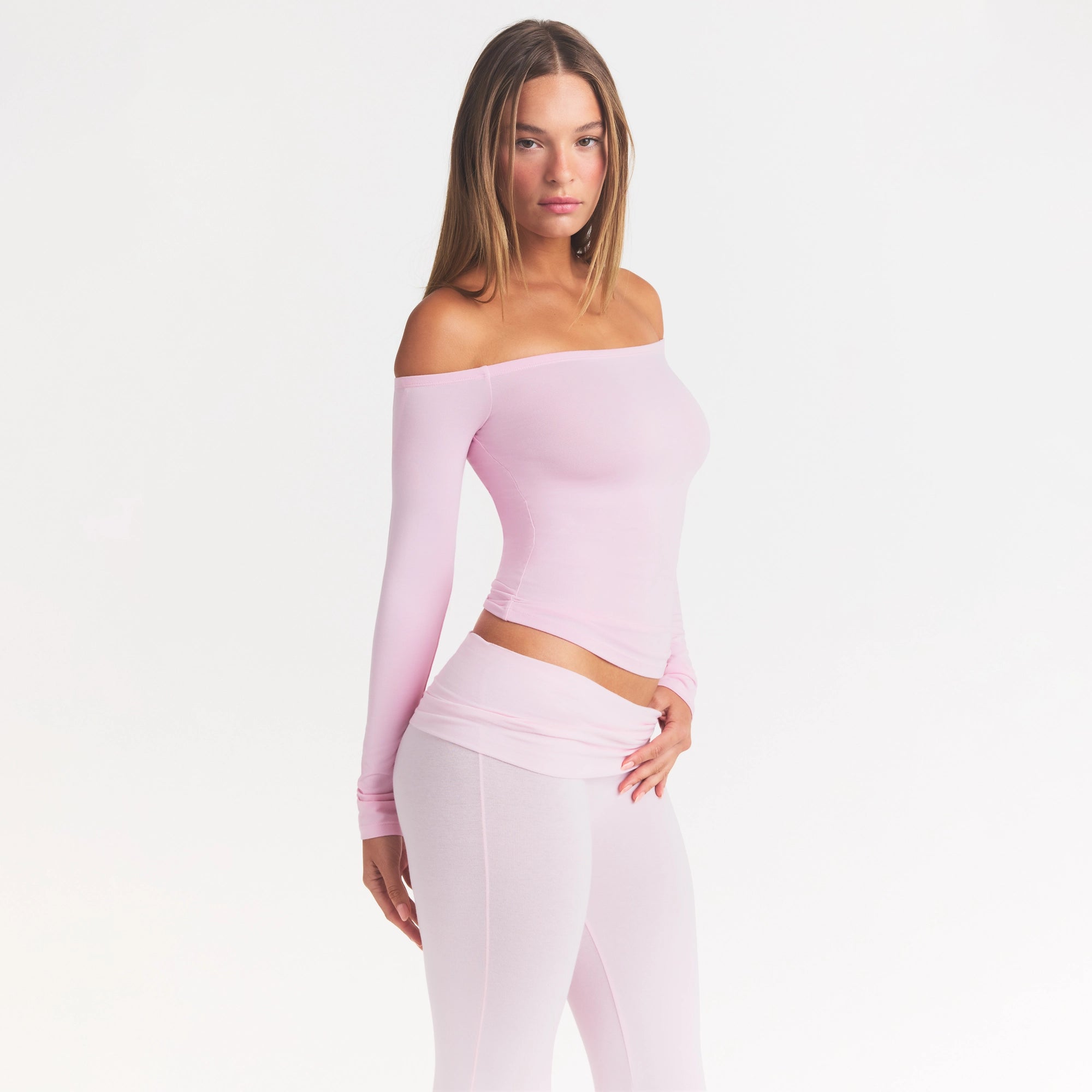 smooth layers off the shoulder top smooth layers off the shoulder top