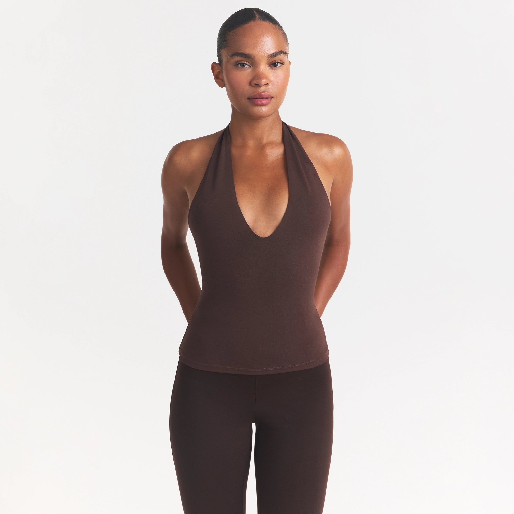smooth layers halter top smooth layers halter top