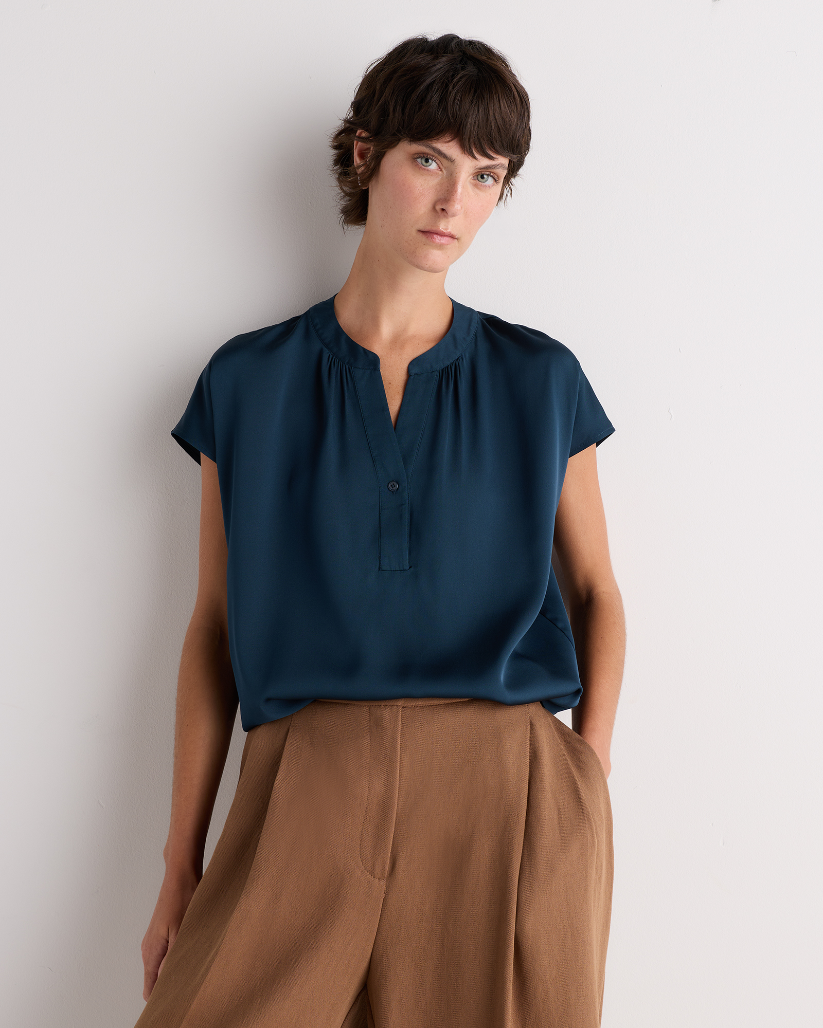 washable stretch silk dolman sleeve blouse washable stretch silk dolman sleeve blouse