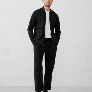 Home luxe touch bomber jacket