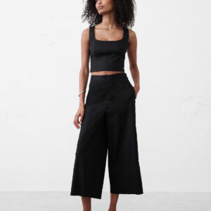 Витрина linen blend square neck bustier