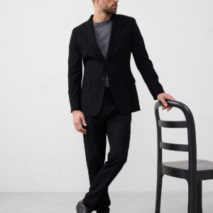 Home plain weave suit jacket