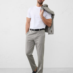sharkskin suit trouser