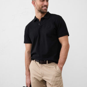 Home standard fit pique polo