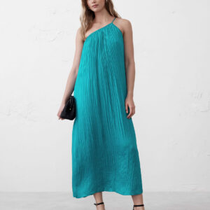 Витрина one shoulder pleated maxi dress