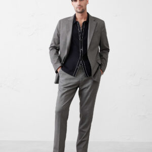 Home crosshatch suit trouser