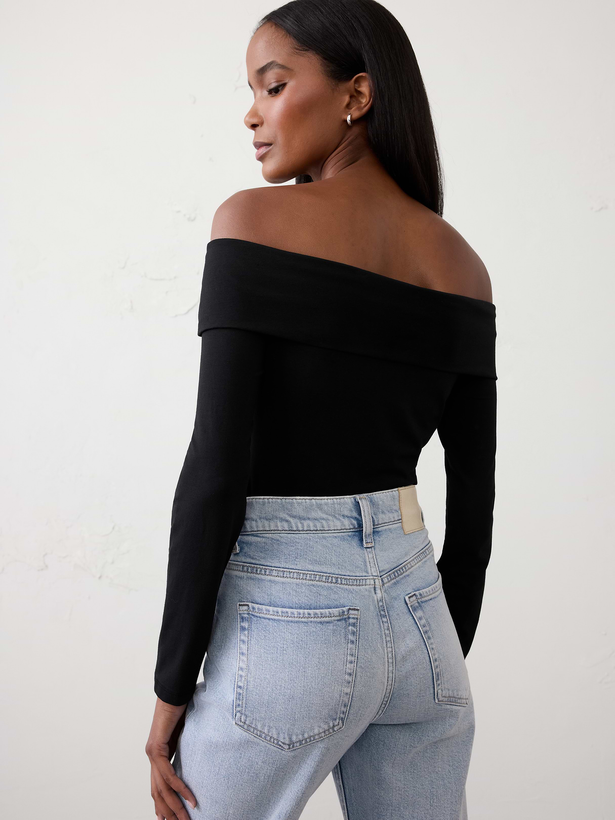soft stretch off shoulder top soft stretch off shoulder top