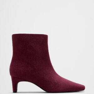 vegan leather dress bootie