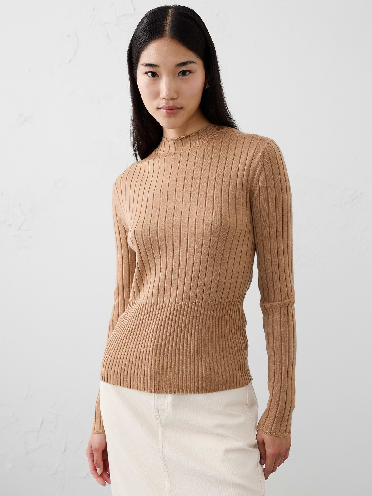 merino wool ribbed sweater merino wool ribbed sweater