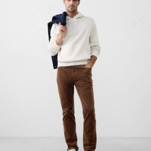 Home slim travel corduroy pant