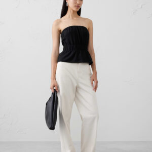 cinched waist top