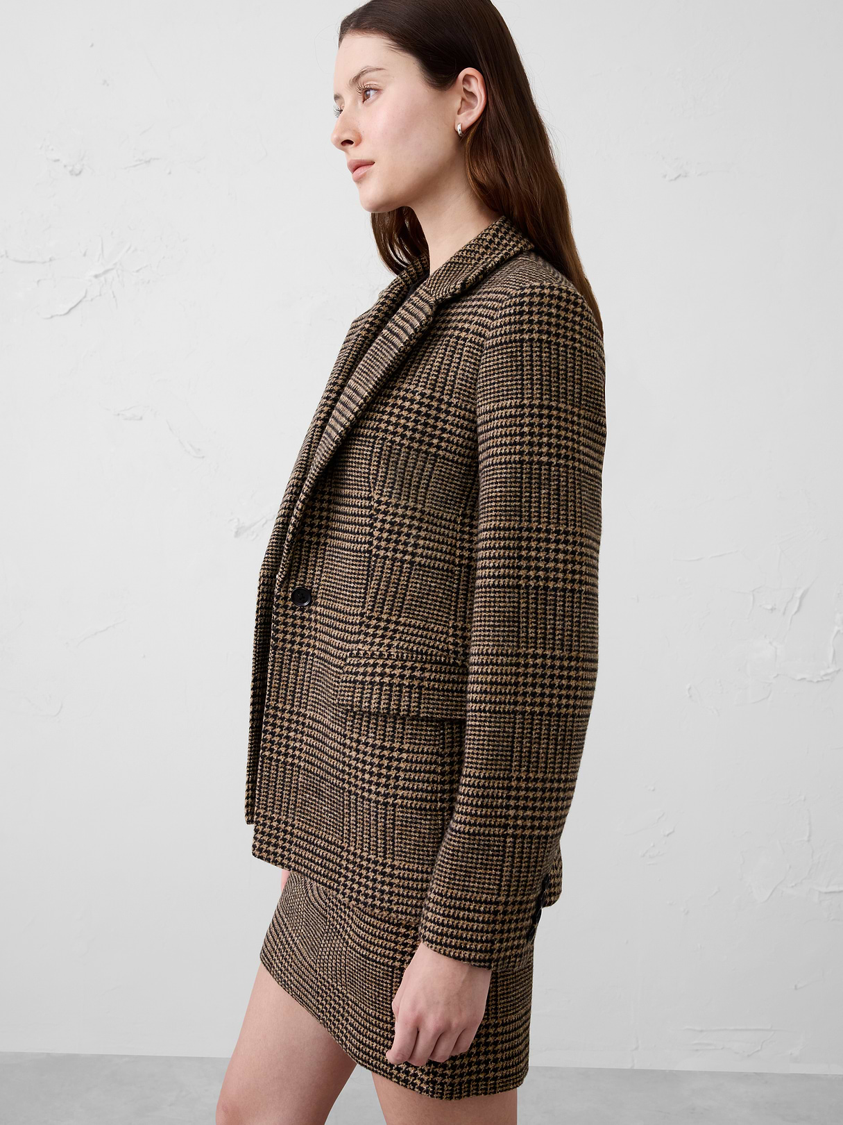 plaid blazer plaid blazer