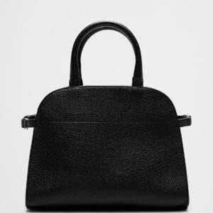 vegan leather satchel handbag